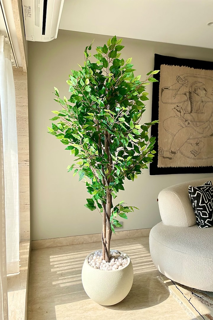 Green PVC & Fabric Artificial Plant by Mason Home at Pernia's Pop Up Shop