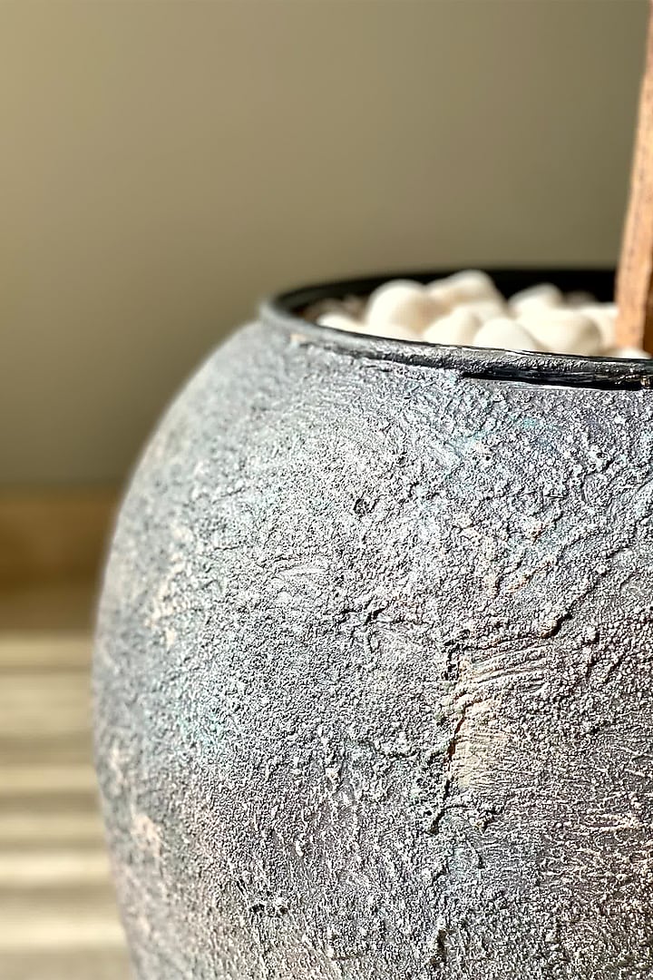 Ash Grey Iron Planter by Mason Home at Pernia's Pop Up Shop