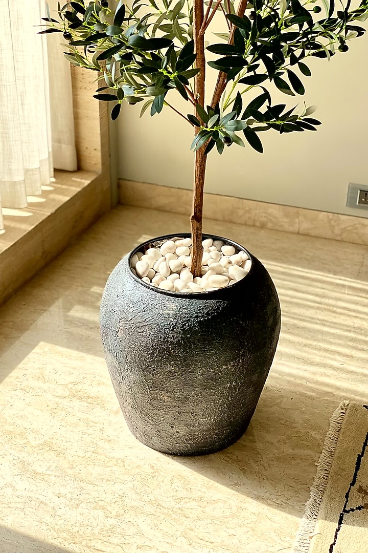 Ash Grey Iron Planter by Mason Home at Pernia's Pop Up Shop