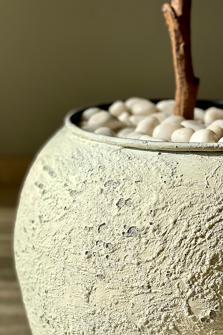 Beige Iron Planter by Mason Home at Pernia's Pop Up Shop