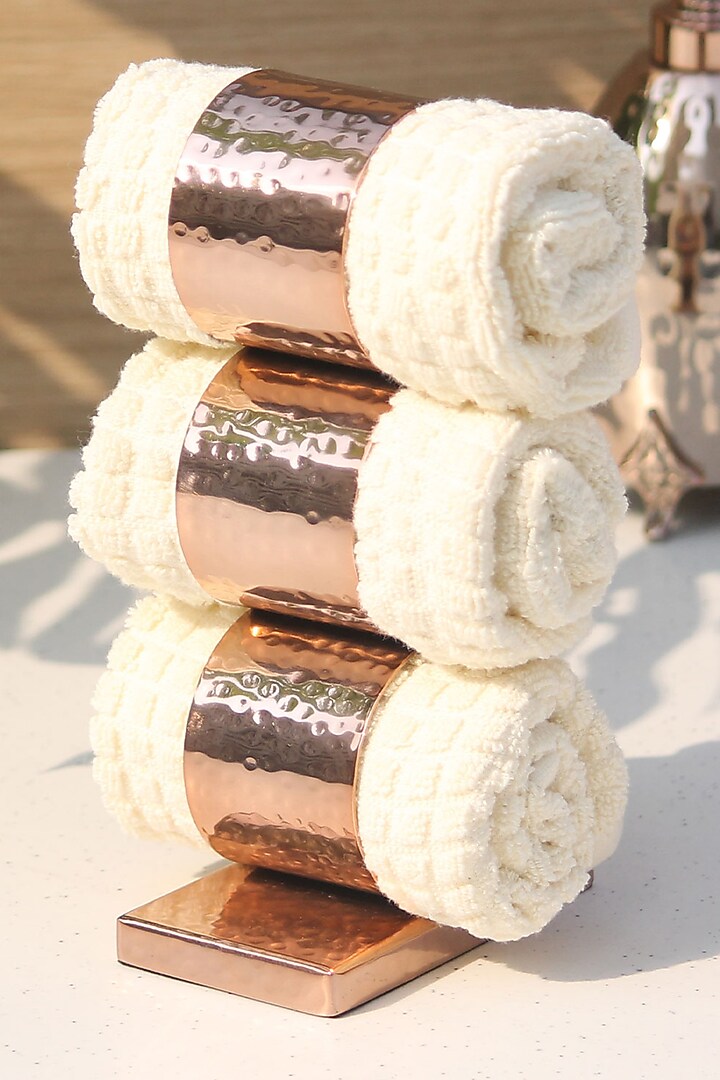 Rose Gold Stainless Steel Napkin Holder by Mason Home at Pernia's Pop Up Shop