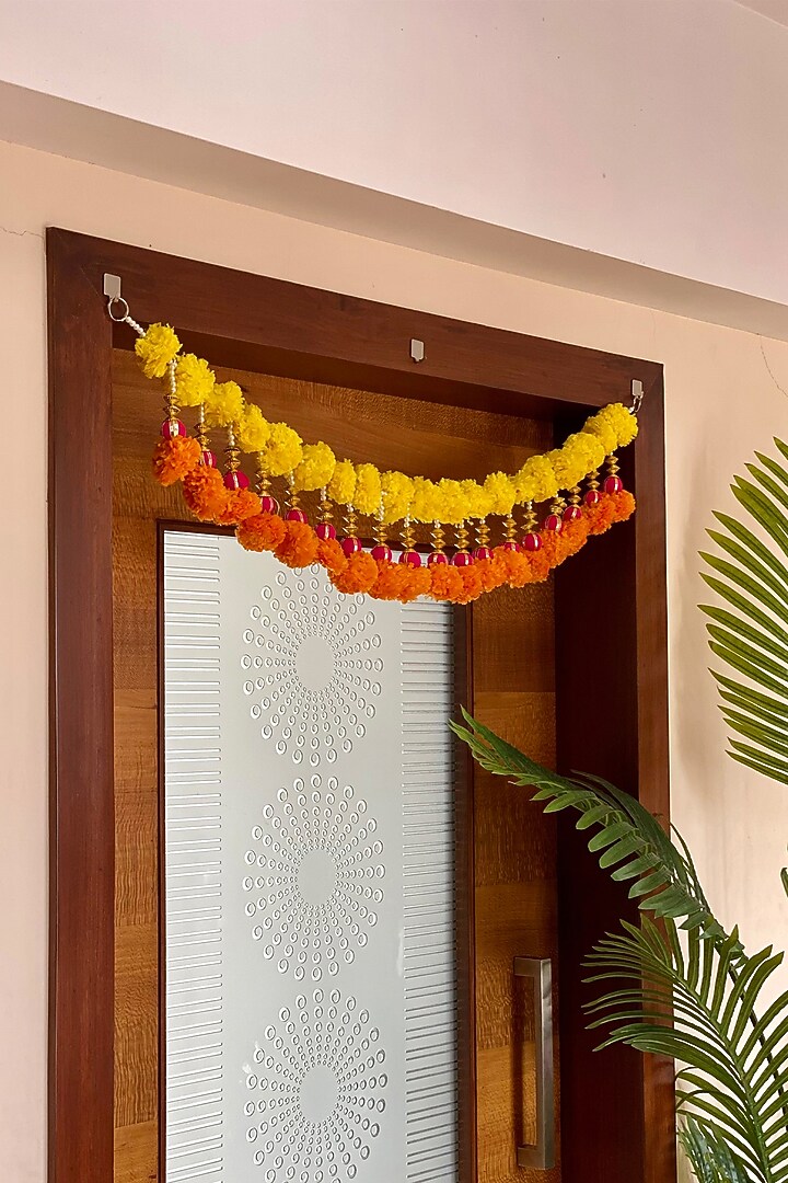 Multi-Colored Festive Floral Toran by Mason Home at Pernia's Pop Up Shop