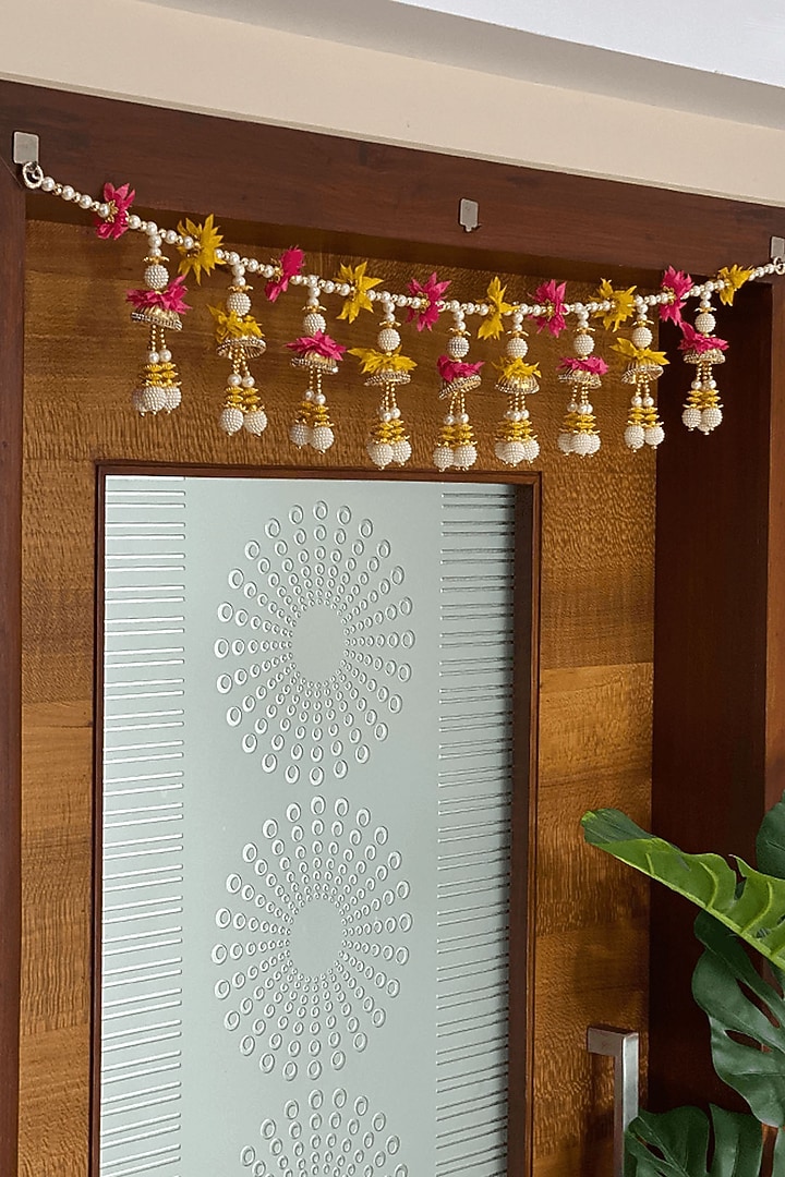 Multi-Colored Festive Floral Toran by Mason Home at Pernia's Pop Up Shop