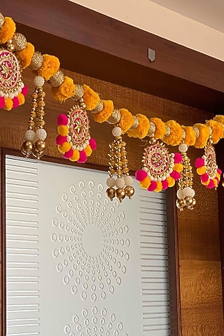 Multi-Colored Festive Floral Toran by Mason Home