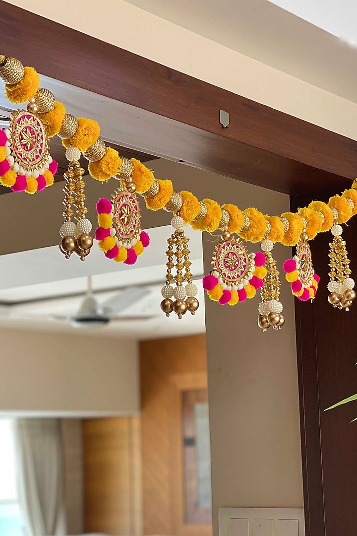 Multi-Colored Festive Floral Toran by Mason Home at Pernia's Pop Up Shop