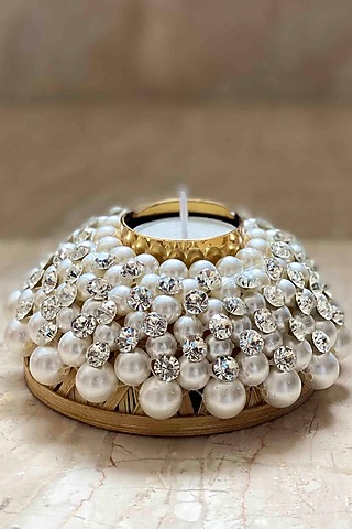 Multi-Colored Pearl Plastic Diya by Mason Home