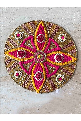 Multi-Colored Plastic Rangoli by Mason Home