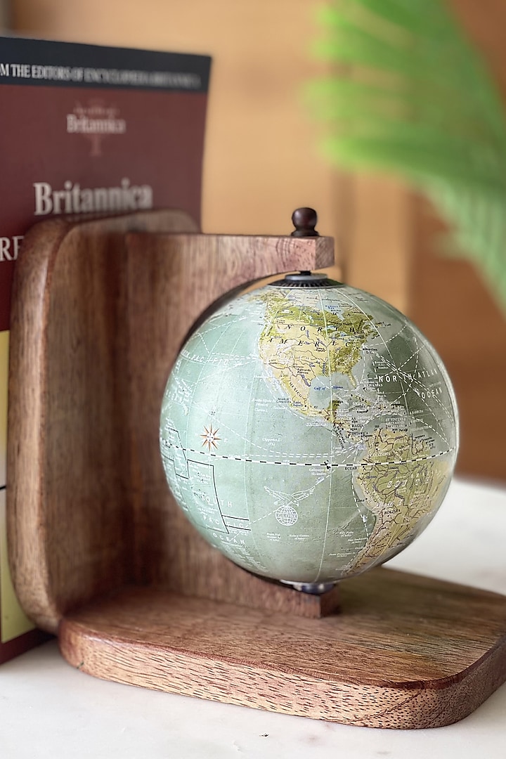 Columbus Globe Bookends by Mason Home at Pernia's Pop Up Shop