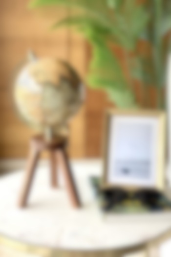 Green & Brown Tripod Globe by Mason Home at Pernia's Pop Up Shop