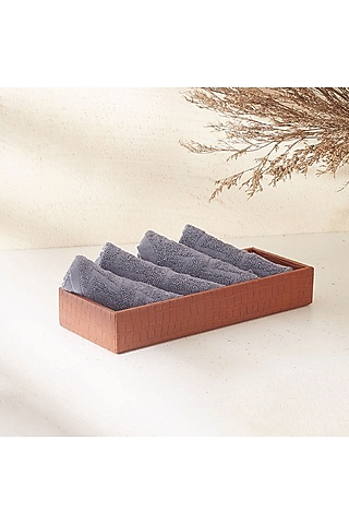 Brown Vegan Leather Tray by Mason Home