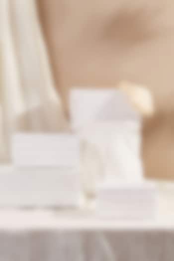 White PVC Rope Organising Basket Set by Mason Home at Pernia's Pop Up Shop