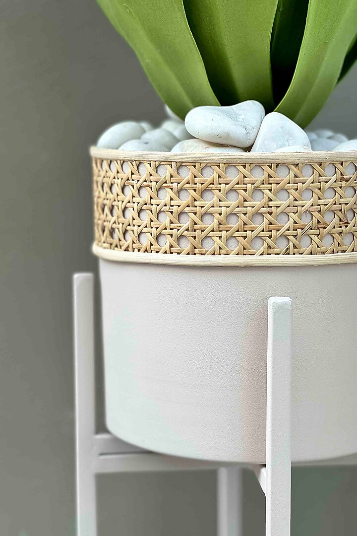 Manila Rattan Ivory Planter (Set Of 2) by Mason Home at Pernia's Pop Up Shop