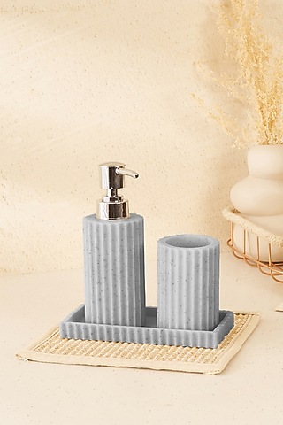 Grey Composite Marble Bathroom Set by Mason Home