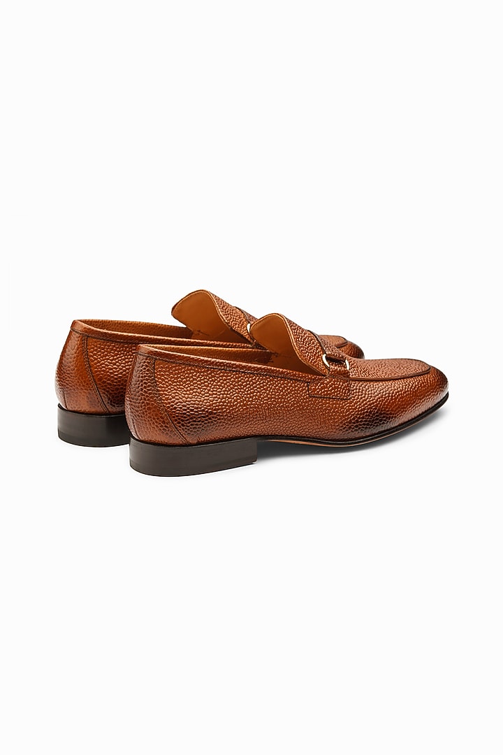 Cedar Colored Calf Leather Loafers by 3DM Lifestyle at Pernia's Pop Up Shop