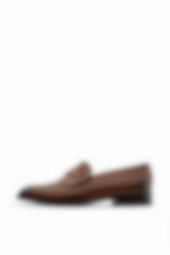 Dark Brown Leather Loafers by 3DM Lifestyle