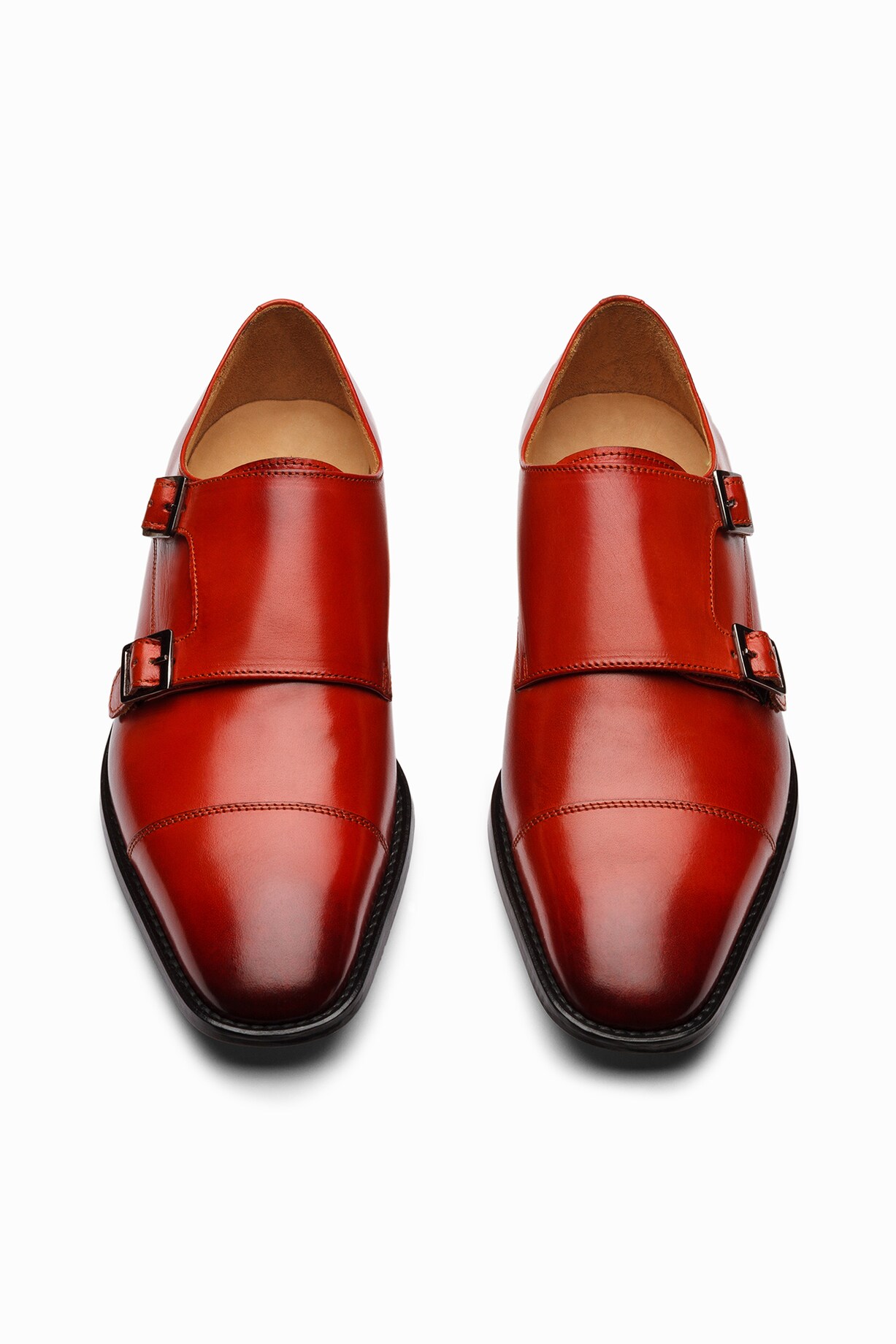 Carucci Red Patent Monk Strap- Size 12- Red & White Hybrid Sole EUC Women main image 4