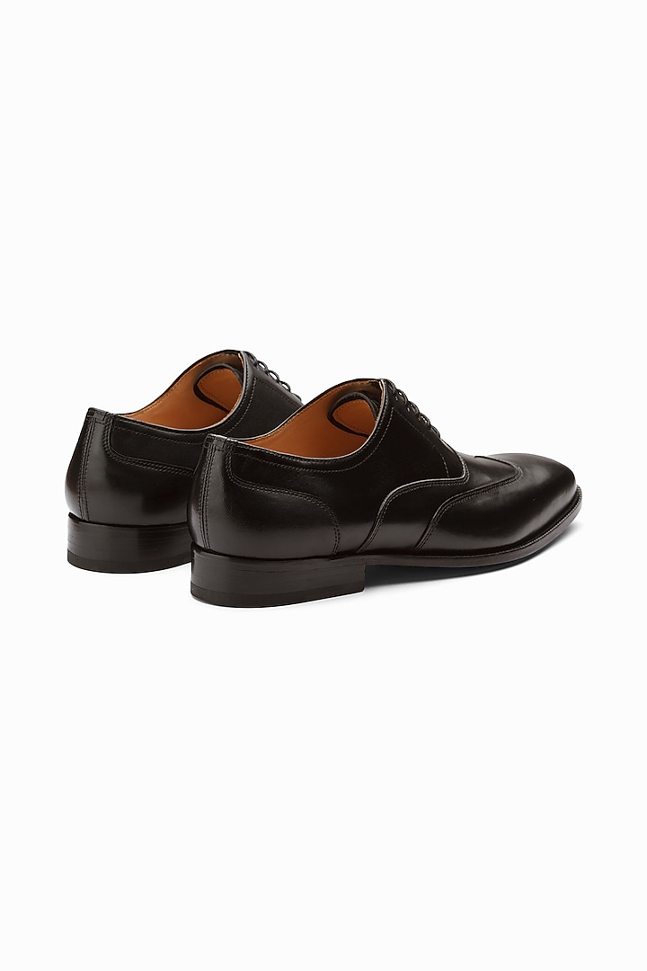 Black Hand Painted Loafers by 3DM Lifestyle at Pernia's Pop Up Shop