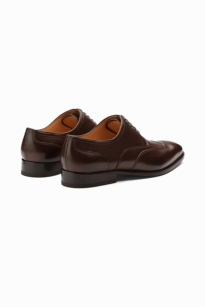 Dark Brown Hand Painted Loafers by 3DM Lifestyle at Pernia's Pop Up Shop