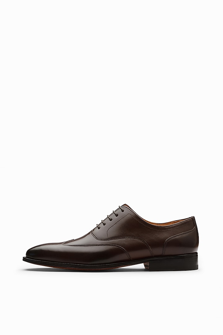Dark Brown Hand Painted Loafers by 3DM Lifestyle at Pernia's Pop Up Shop
