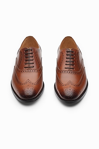 Dark Cognac Leather Loafers by 3DM Lifestyle