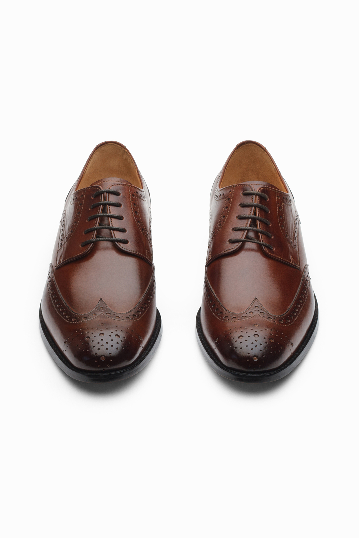 Medium Brown Leather Hand Painted Loafers by 3DM Lifestyle