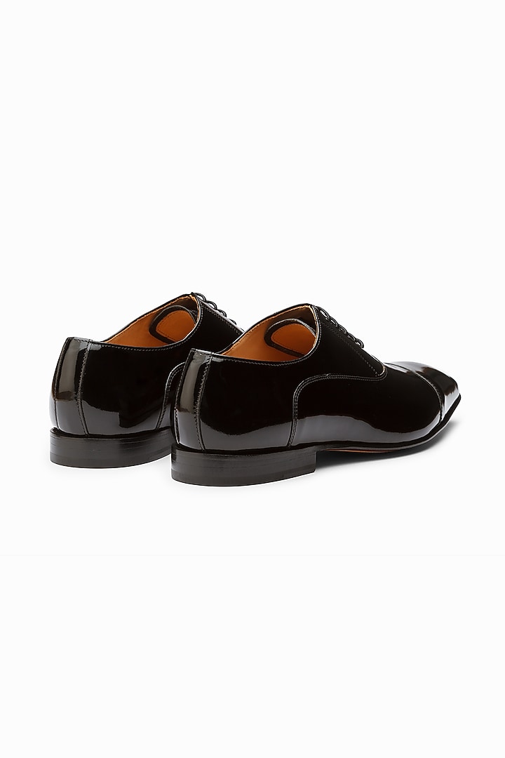 Black Leather Brogue Shoes by 3DM Lifestyle at Pernia's Pop Up Shop