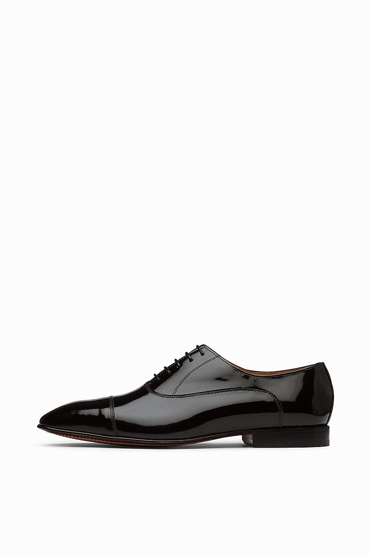 Black Leather Brogue Shoes by 3DM Lifestyle at Pernia's Pop Up Shop