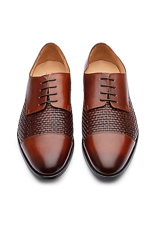 Derby Sequoia Leather Brogue Shoes by 3DM Lifestyle