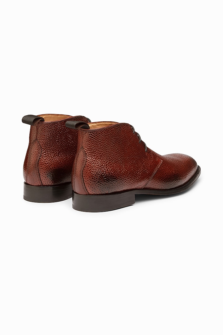 Burgundy Leather Chelsea Boots by 3DM Lifestyle at Pernia's Pop Up Shop