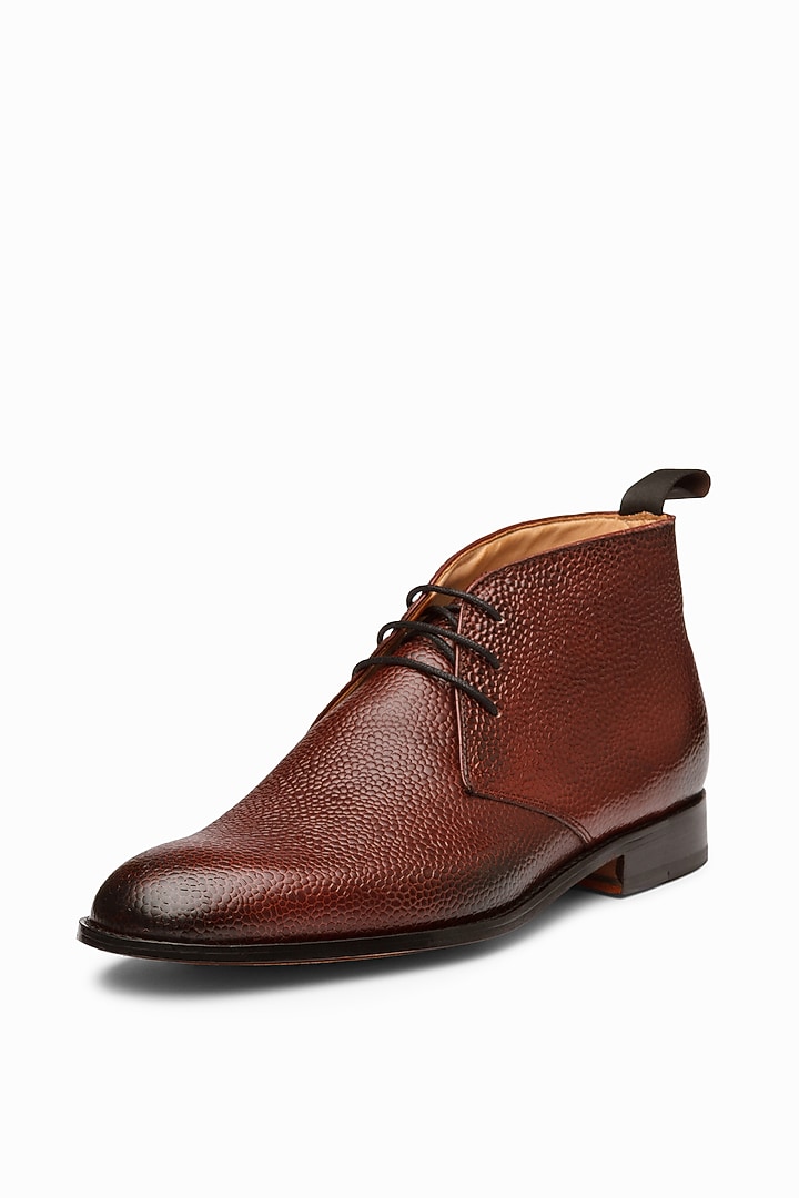 Burgundy Leather Chelsea Boots by 3DM Lifestyle at Pernia's Pop Up Shop