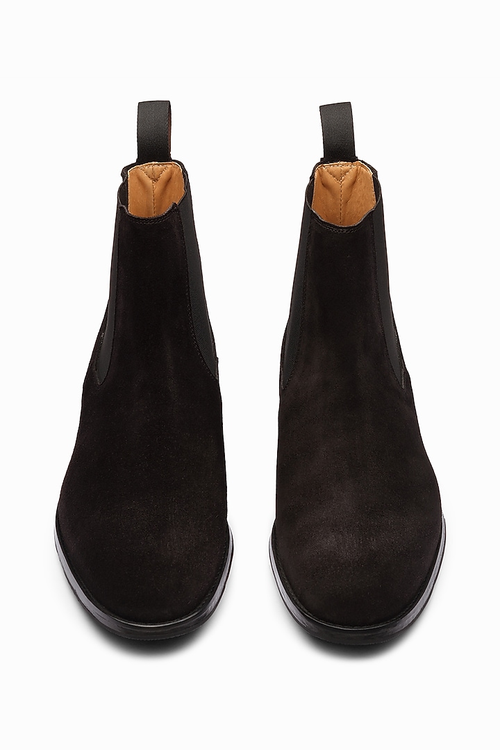 Black Leather Boots by 3DM Lifestyle at Pernia's Pop Up Shop