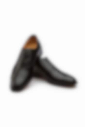 Black Calf Leather Oxford Shoes by 3DM Lifestyle