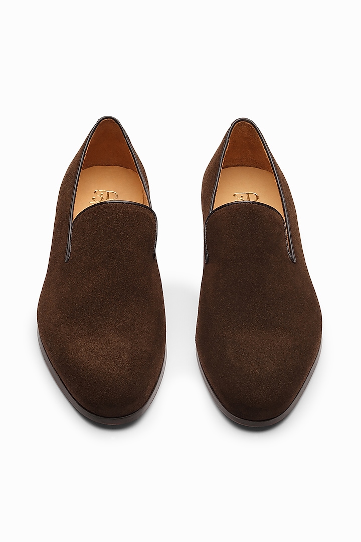 Brown Calf Leather Loafers by 3DM Lifestyle