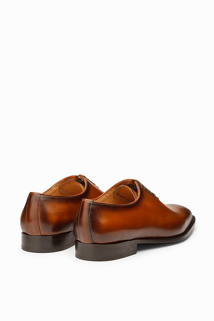 Brown Calf Leather Handpainted Loafers by 3DM Lifestyle at Pernia's Pop Up Shop