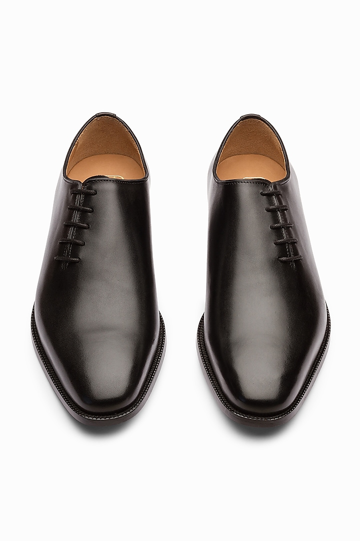Black Leather Shoes by 3DM Lifestyle