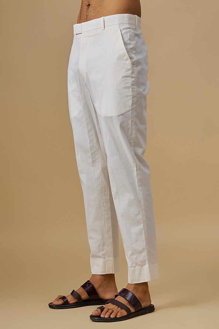 Pista Green Raw Silk & Katan Silk Kurta Set by Divyam Mehta Men at Pernia's Pop Up Shop