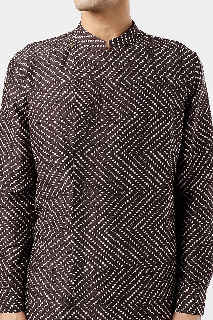 Falsa Printed Kurta Set by Divyam Mehta Men at Pernia's Pop Up Shop