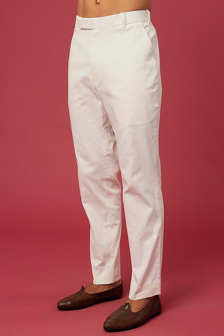 Peach Pink Raw Silk Draped Kurta Set by Divyam Mehta Men at Pernia's Pop Up Shop