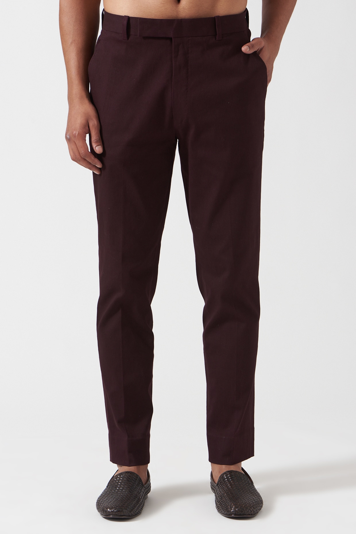 Mens Stretch Trousers in cotton on sale  FASHIOLAin