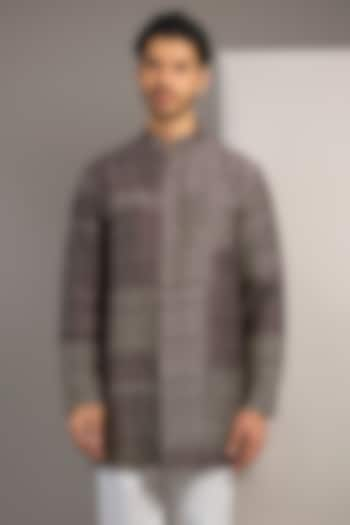 Falsa Raw Silk Kurta by Divyam Mehta Men