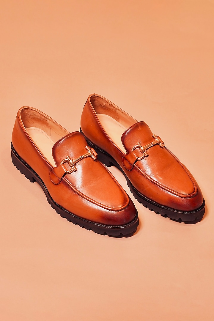 Brown Leather Loafers by Dmodot