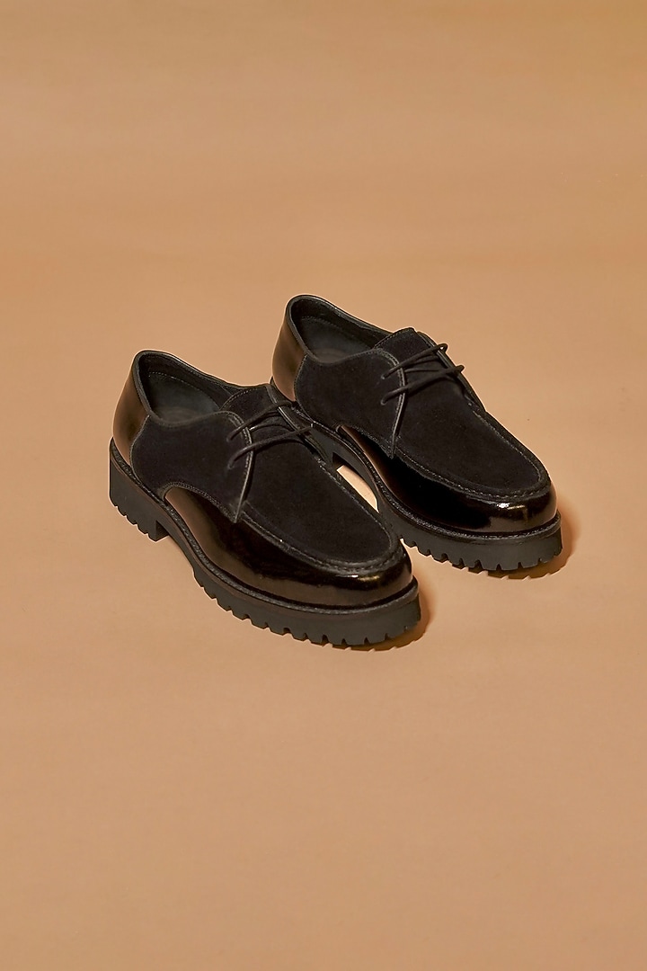 Black Leather Loafers by Dmodot at Pernia's Pop Up Shop
