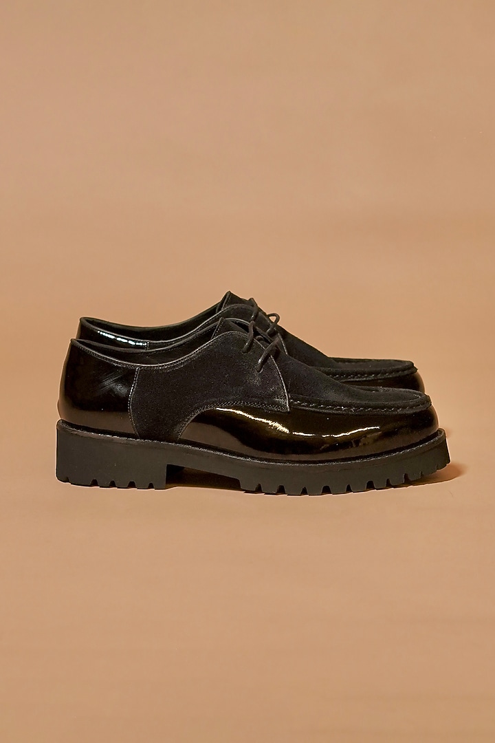 Black Leather Loafers by Dmodot at Pernia's Pop Up Shop