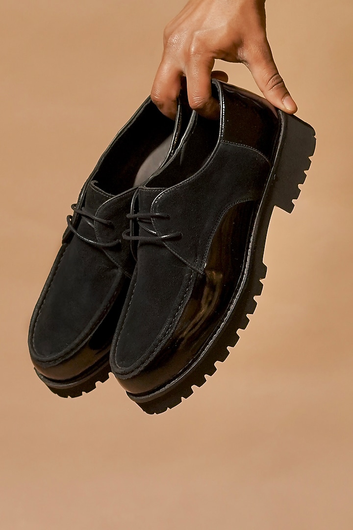 Black Leather Loafers by Dmodot at Pernia's Pop Up Shop