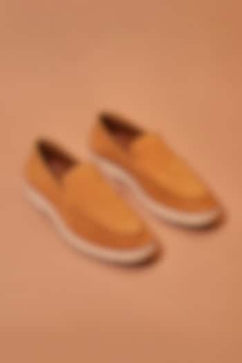 Yellow Leather Loafers by Dmodot at Pernia's Pop Up Shop