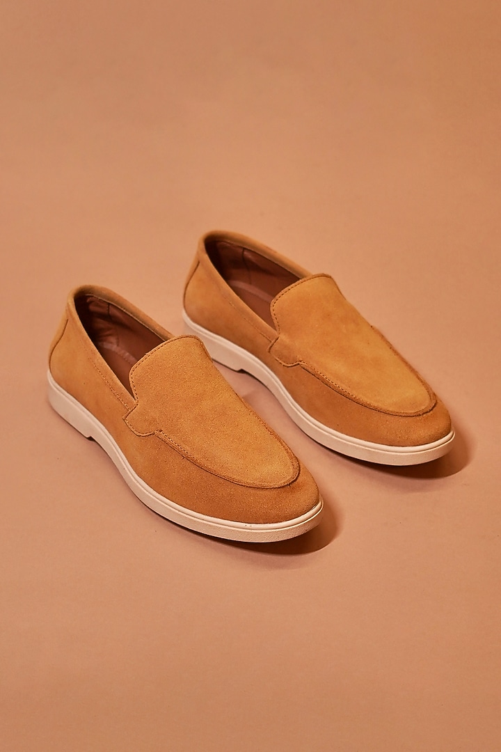 Yellow Leather Loafers by Dmodot at Pernia's Pop Up Shop