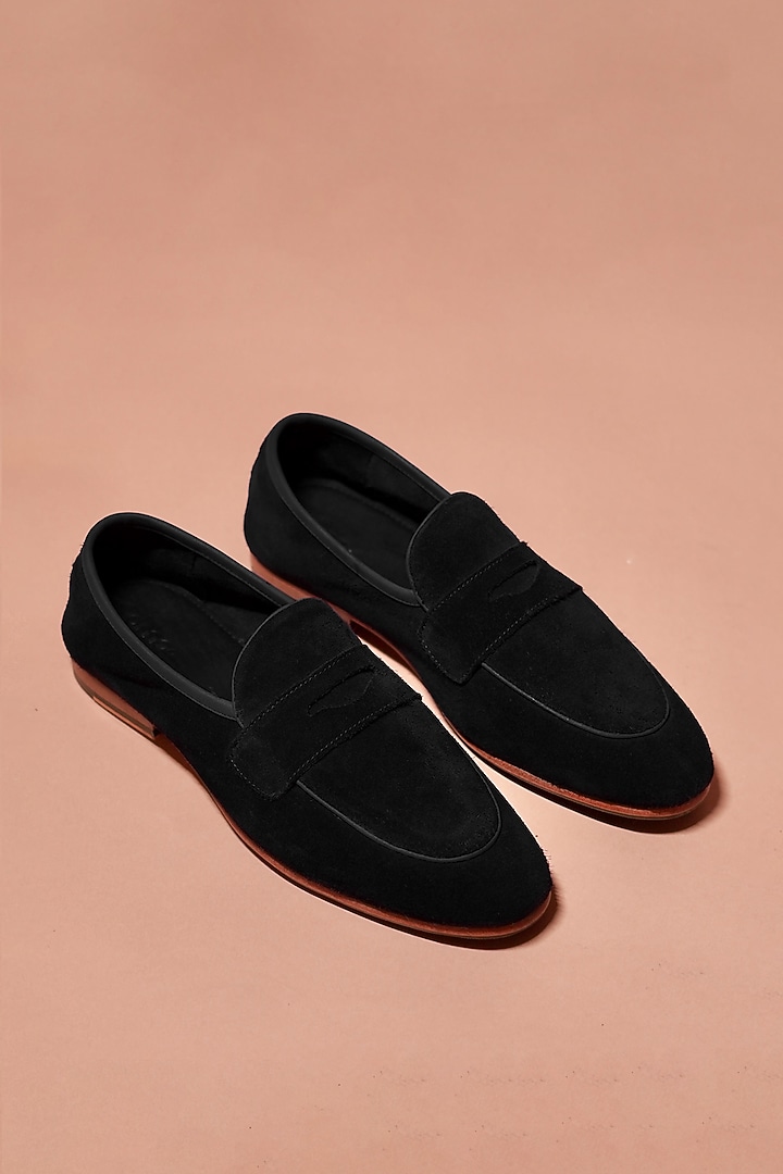 Black Leather Loafers by Dmodot at Pernia's Pop Up Shop