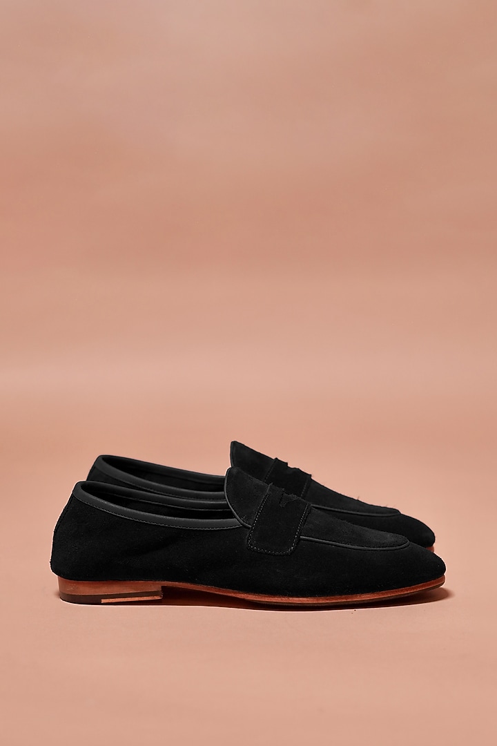 Black Leather Loafers by Dmodot at Pernia's Pop Up Shop