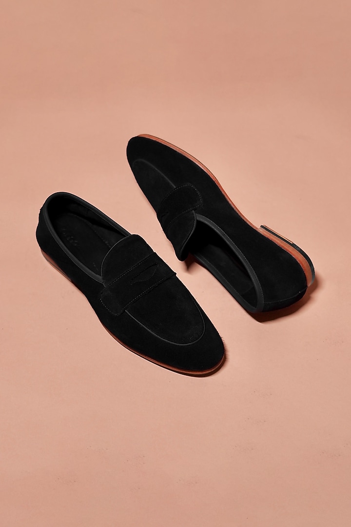 Black Leather Loafers by Dmodot at Pernia's Pop Up Shop