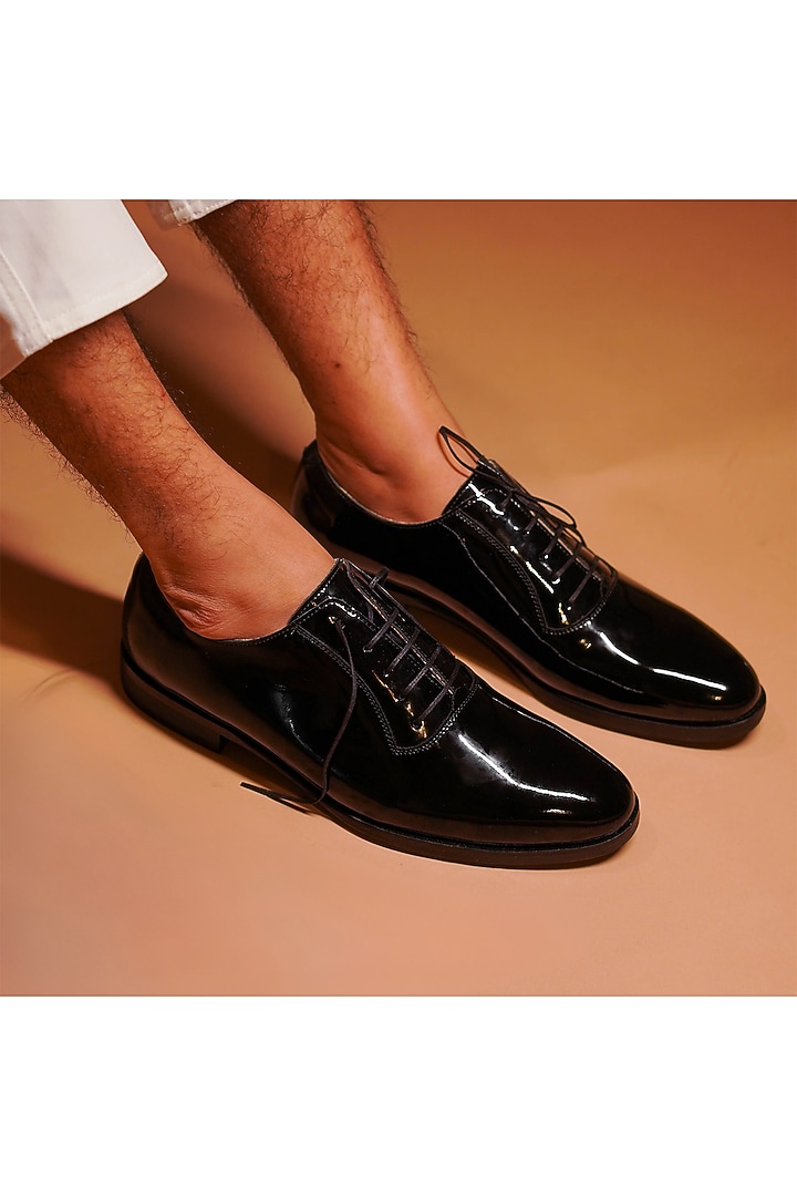 Black Leather Shoes by Dmodot at Pernia's Pop Up Shop